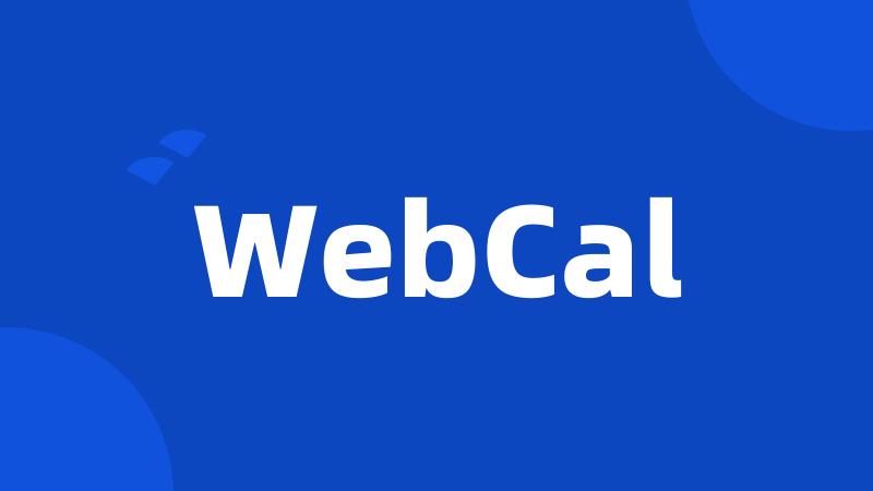 WebCal