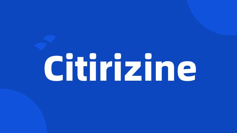 Citirizine