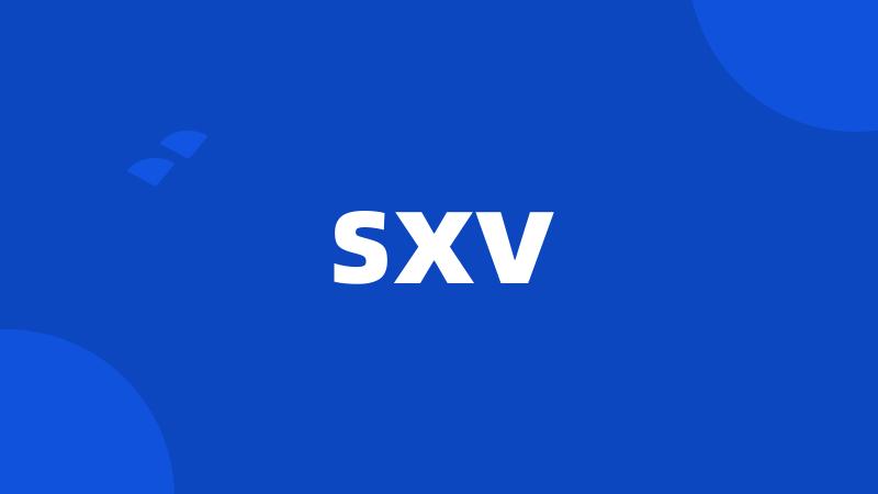 sxv