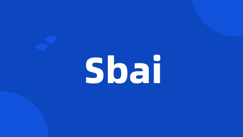 Sbai