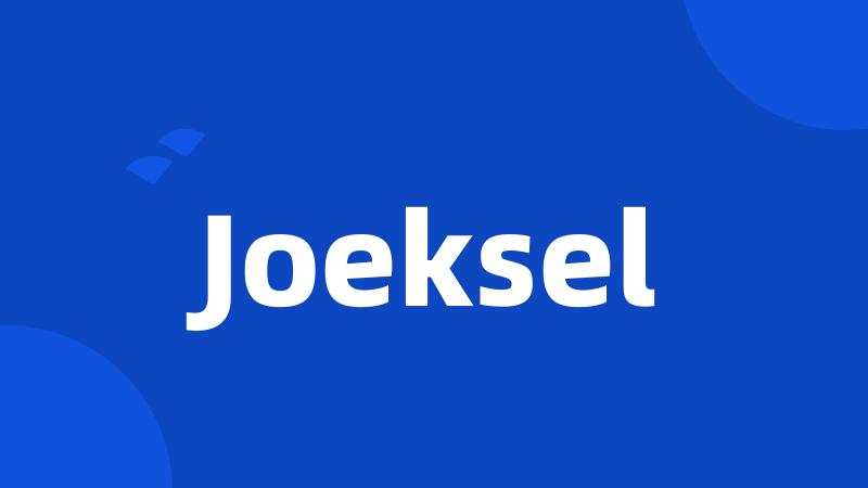 Joeksel