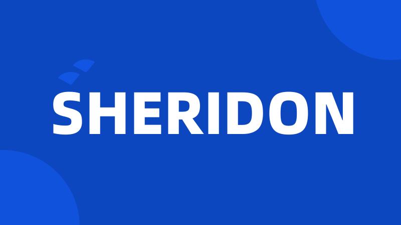 SHERIDON