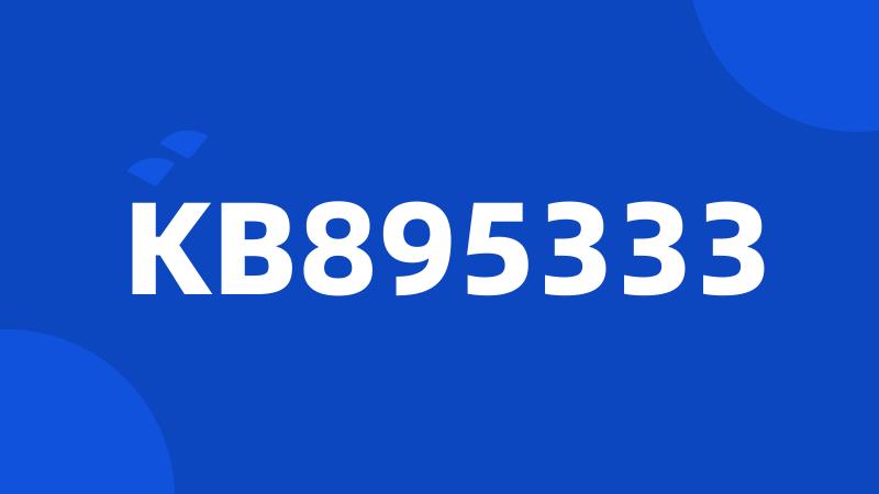 KB895333