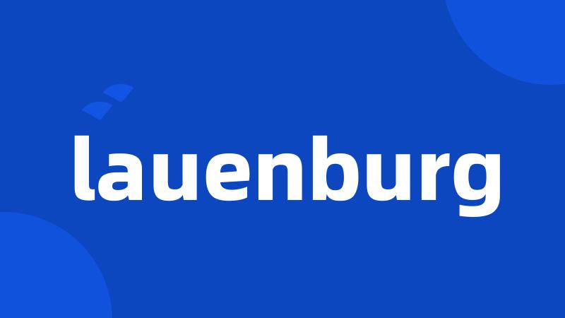 lauenburg