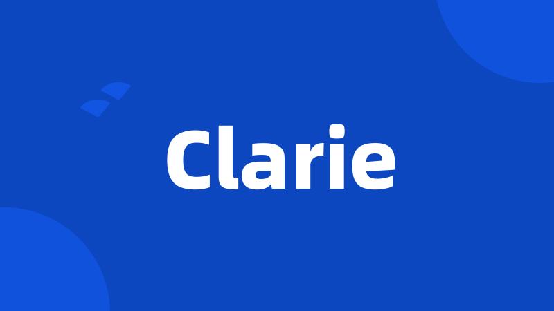 Clarie