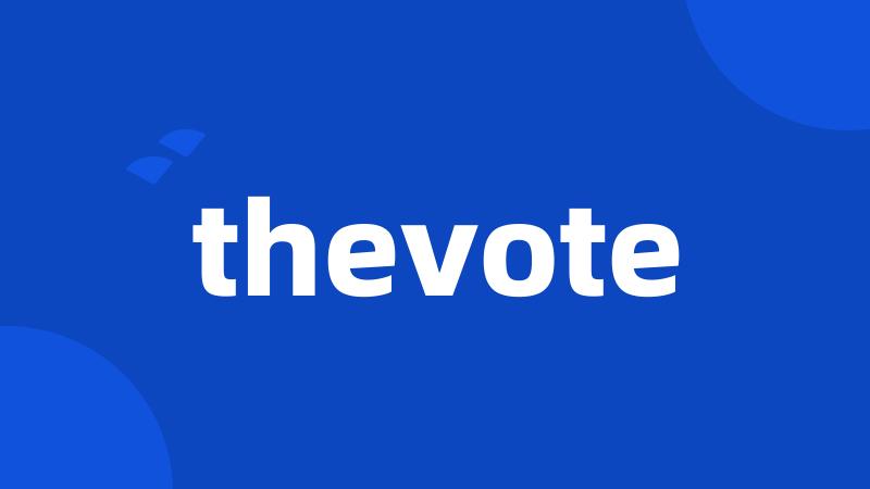 thevote