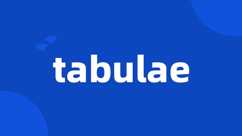 tabulae