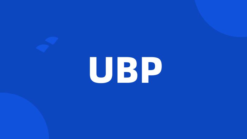 UBP