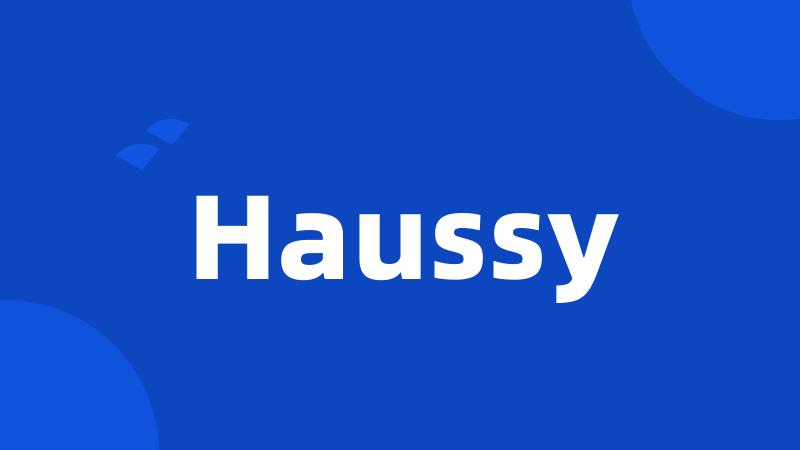 Haussy