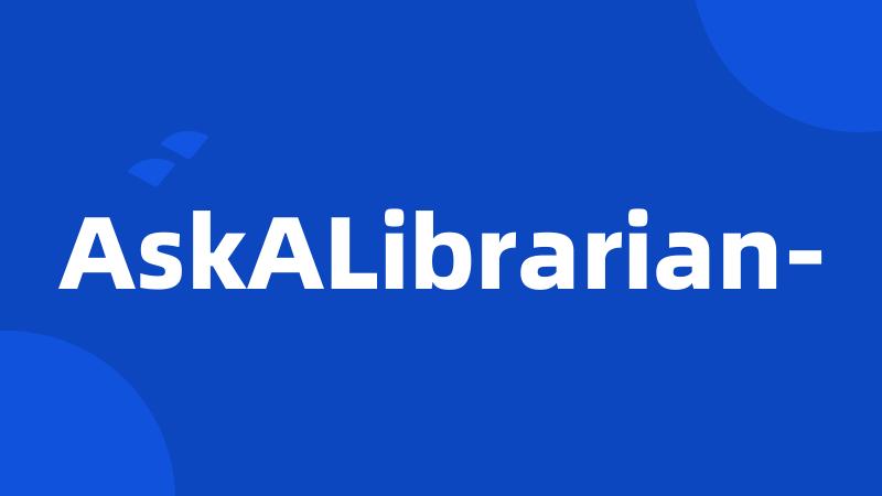 AskALibrarian-