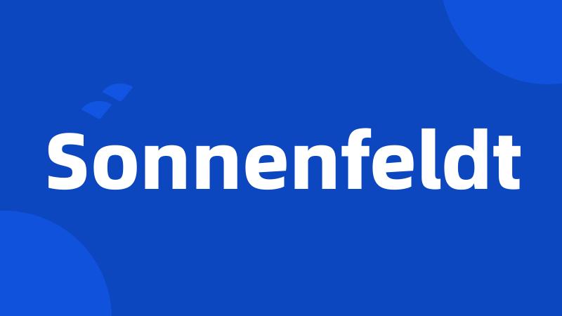 Sonnenfeldt