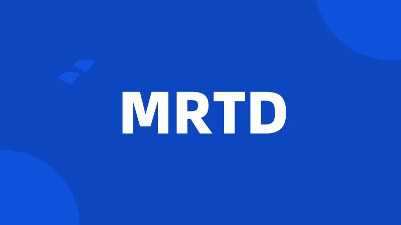 MRTD