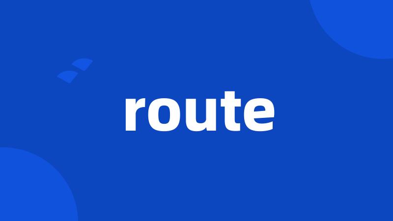 route