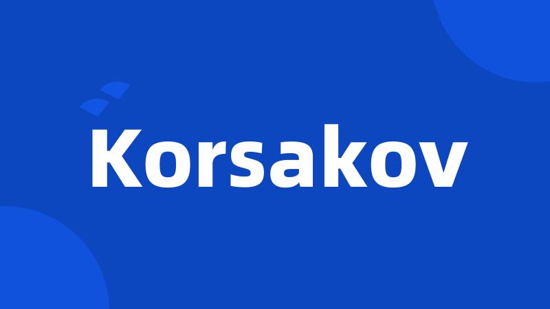 Korsakov