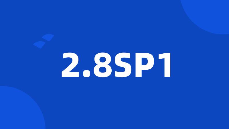 2.8SP1