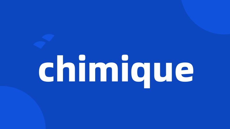 chimique