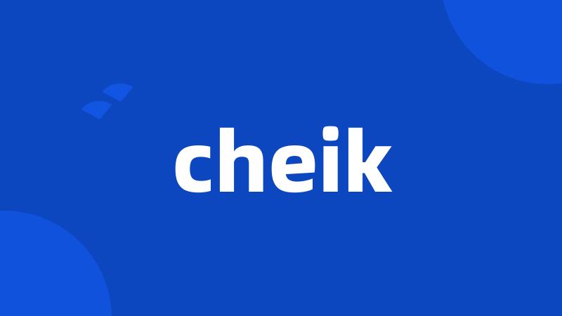 cheik