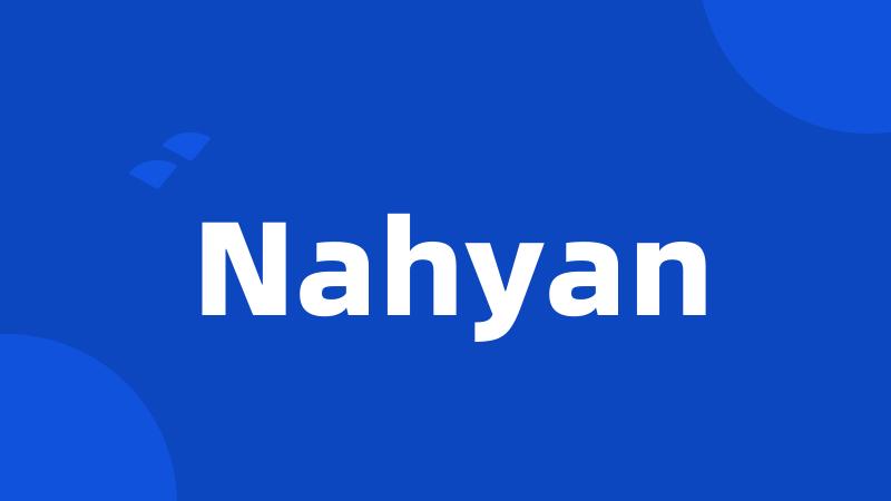 Nahyan