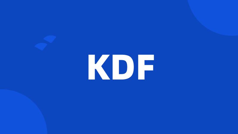 KDF