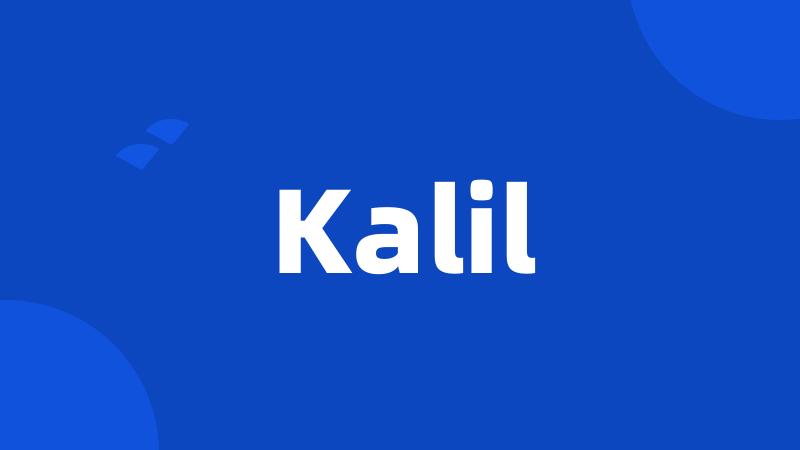 Kalil