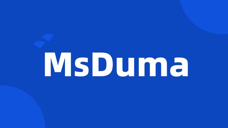 MsDuma