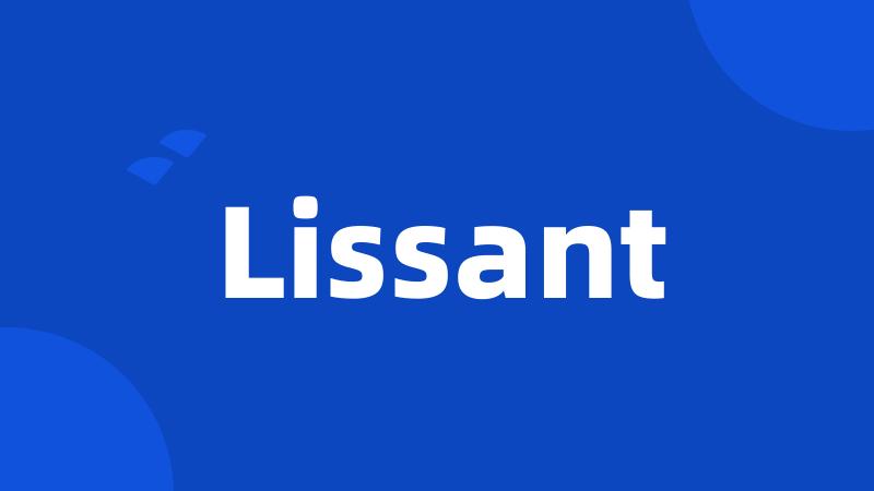 Lissant