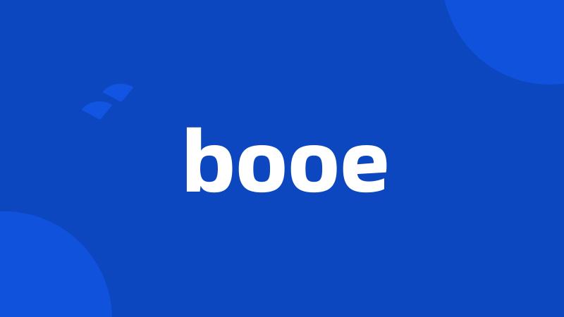 booe