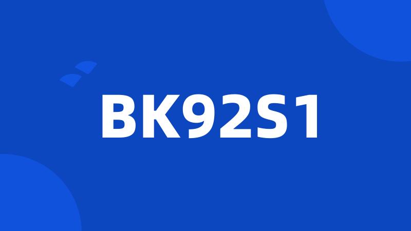 BK92S1