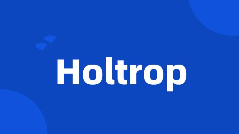 Holtrop