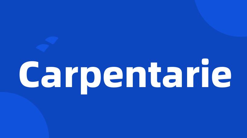 Carpentarie