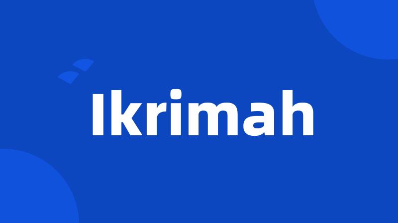 Ikrimah