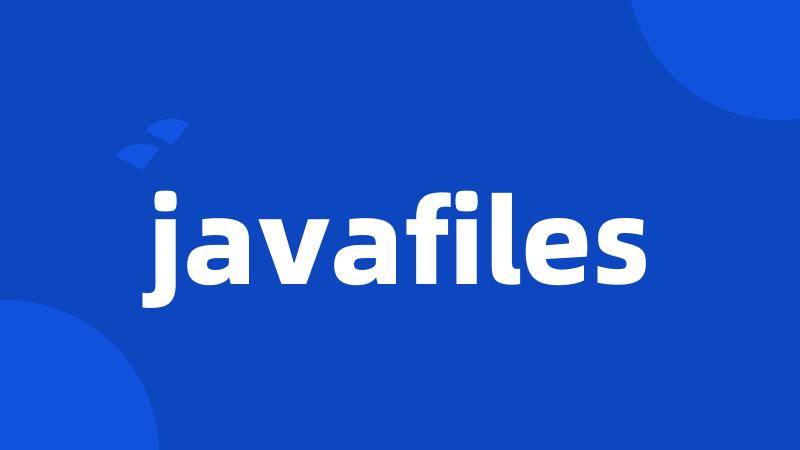 javafiles