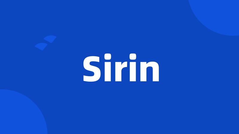 Sirin