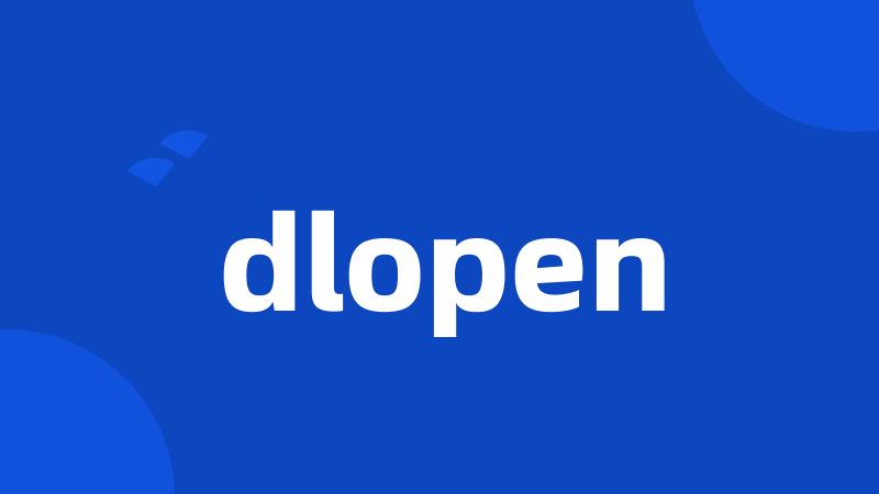 dlopen