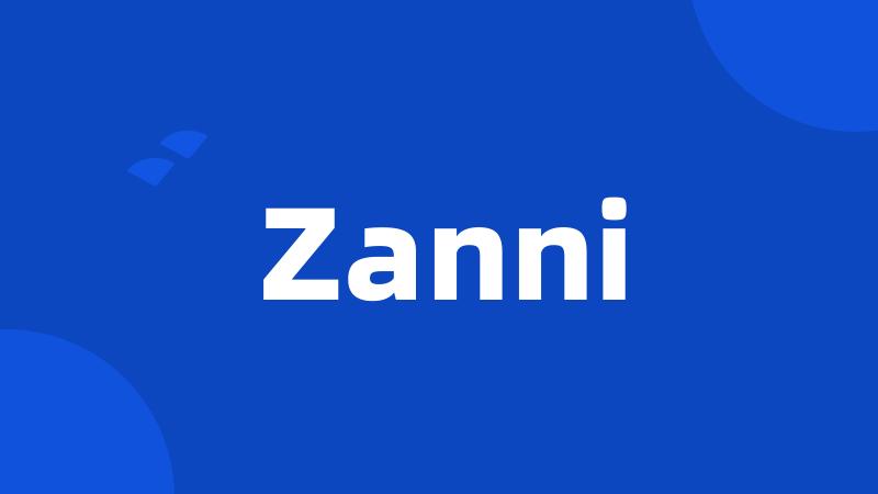 Zanni