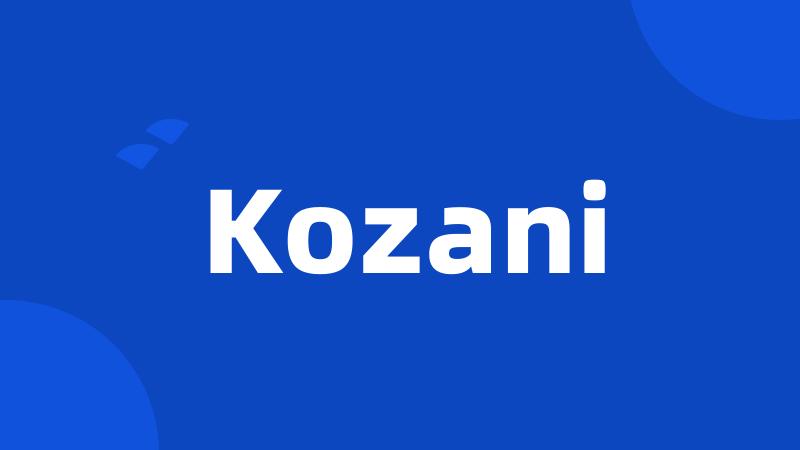 Kozani