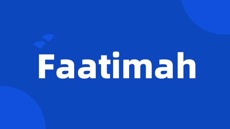 Faatimah