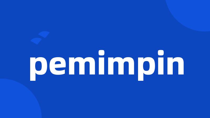 pemimpin