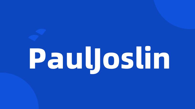 PaulJoslin