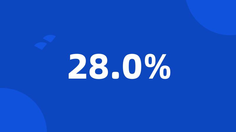 28.0%