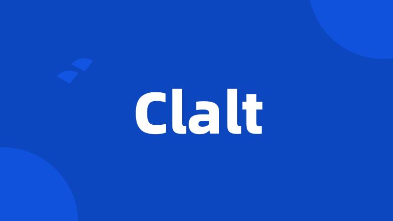 Clalt