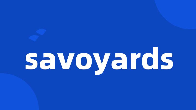 savoyards