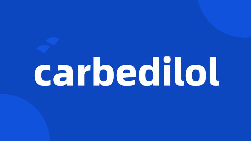 carbedilol