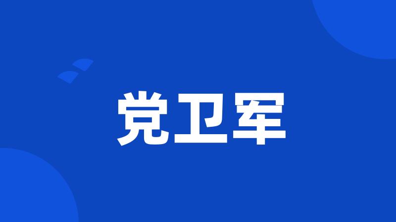 党卫军