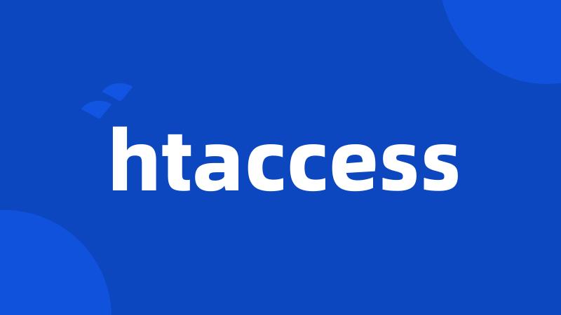 htaccess