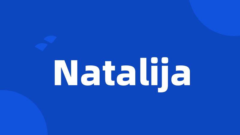 Natalija