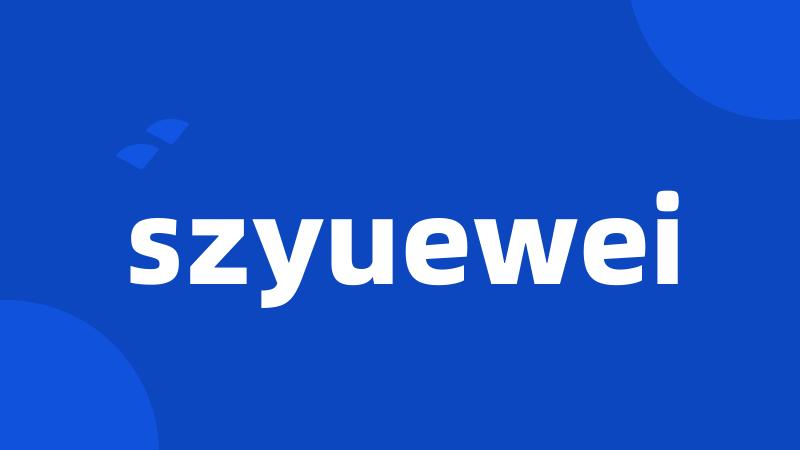 szyuewei