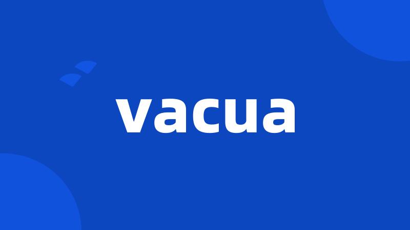 vacua