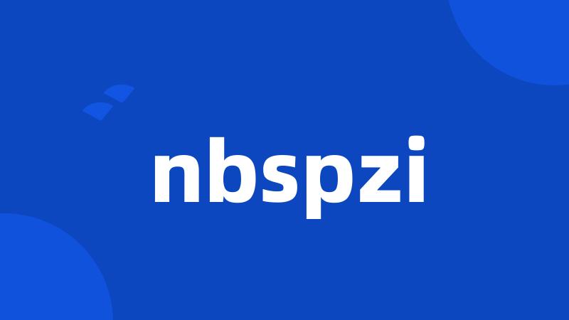 nbspzi