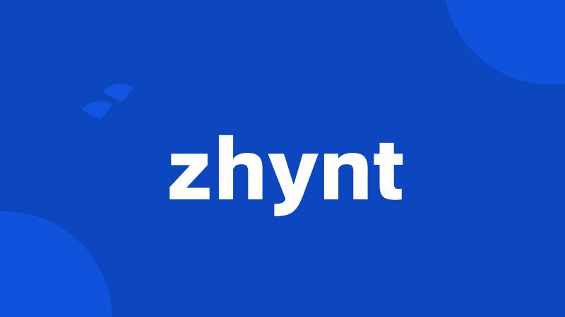 zhynt